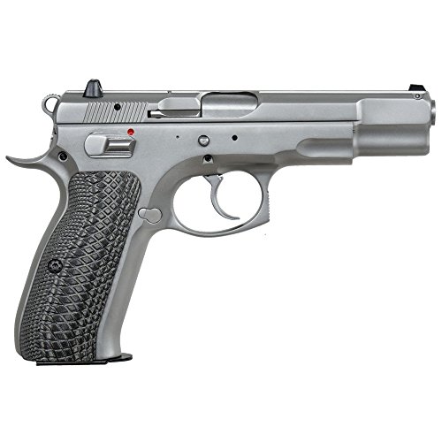 EXEL CZ 75 H6-2-5 Gun G10 Grips, Full Size, Grey/Black - Thumbnail 3