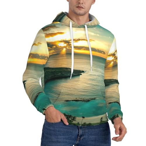 Sweat à capuche Hanauma Bay Hawaii homme, le pull à manches longues idéal pour le quotidien