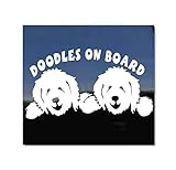 Doodles On Board ~ Vinyl Window Dog Decal Sticker