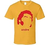 Andre The Giant Wrestling Retro T Shirt XL Gold