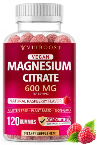 Image of VITBOOST Magnesium Citrate Gummies 600mg - Calm & Relaxation - 120 Count