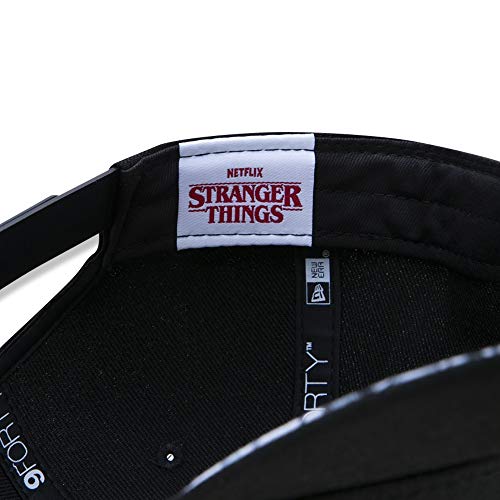 BONE 9FORTY STRANGER THINGS NETFLIX ABA CURVA SNAPBACK PRETO New Era