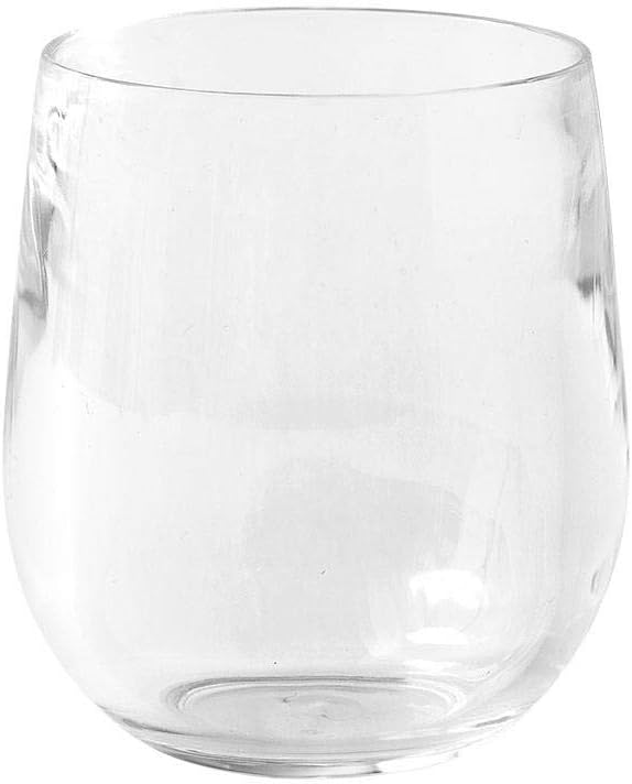 Caspari Acrylic 12oz Tumbler Glass in Emerald - 1 Each
