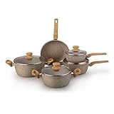 Conjunto de Panelas Oster Marble Eddition - 5 peças Cinza Dust