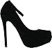 BellaMarie Helena-12 Women Ankle Strap Platform Pump Stiletto Party Dress Heel