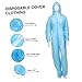 ROMISBABA Protective Elastic Labor Suit Hood for Dust Chemical Nonwoven Height for Industrial Use and Safety
