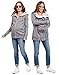 Produktbild Seraphine Damen 3-in-1 Umstands-Kapuzenpullover - Grau - Klein