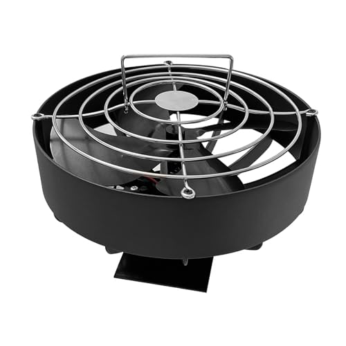 Tmboryuu Práctico ventilador automático de 4 hornos Flabellum para aventuras al aire libre y pequeños diseños de reuniones