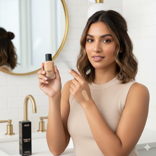 Image of Professional Waterproof Oil-Free Long-Lasting Full Coverage Matte Foundation (STUDIO FIX-NC-25)