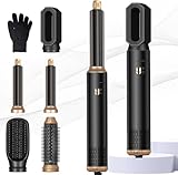 Hairstyler 5 in 1 Set, Air styler, Magic Styler, Negativ Lonen Haarstyler mit Lockenstab automatisch, Air Styler Thermal Brush Haartrockner