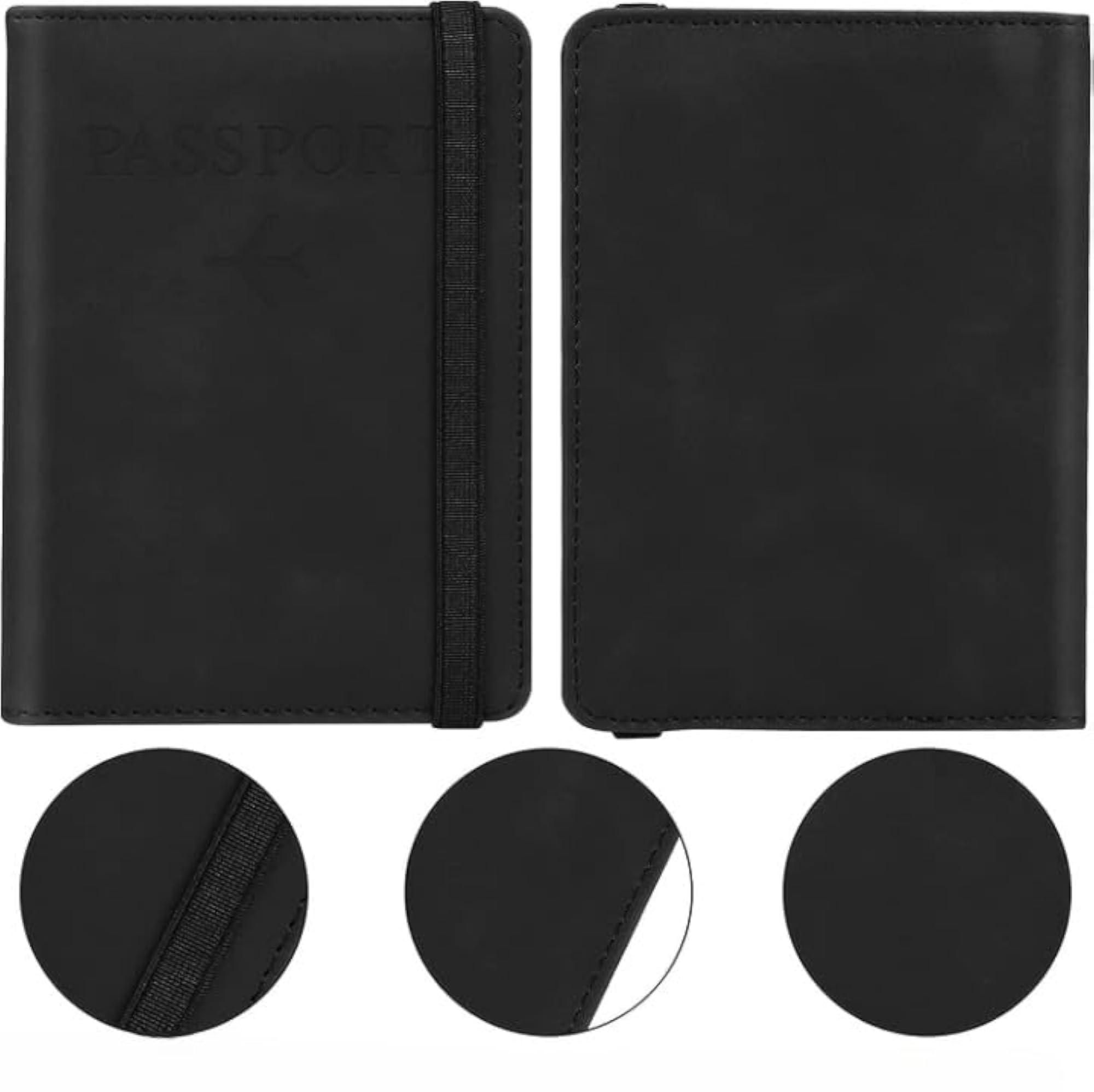 Passport Holder Cover Travel Wallet Organiser, PU Leather