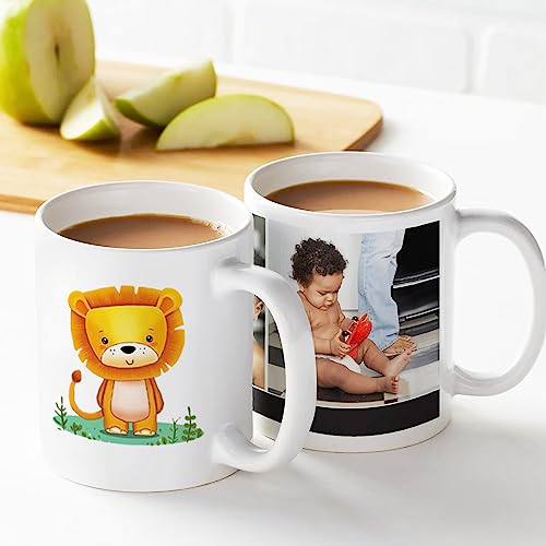 Gabelly Papel de sublimação para impressoras a jato de tinta, 100 folhas 21 x 28 cm, 125 gsm, compat