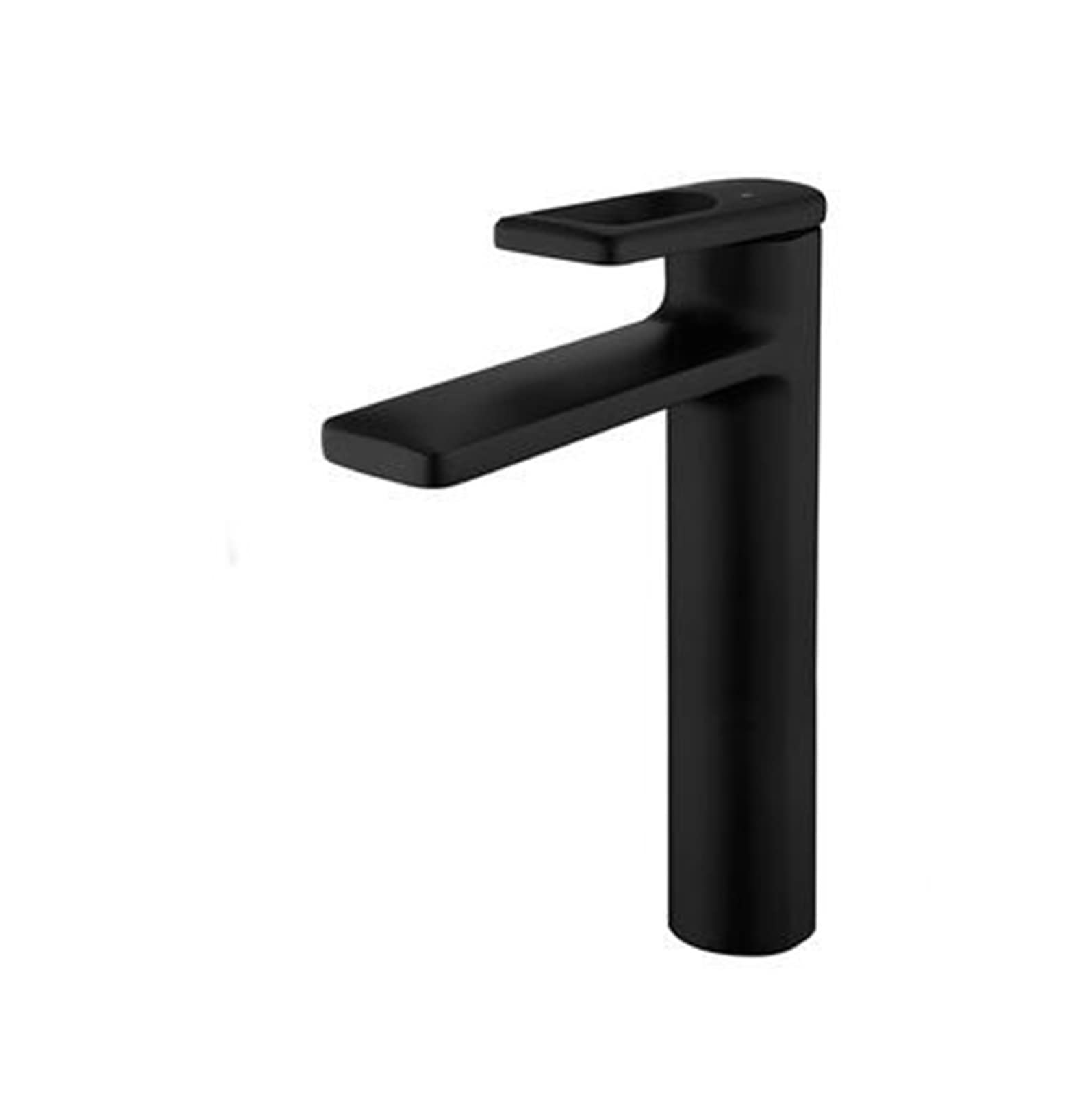 Mitigeur de salle de bain noir pour vasque à poser moderne