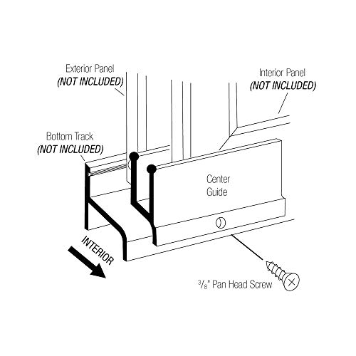 Basco ECPPDLX51SV framed sliding shower door parts, Chrome by BASCO - Image 8