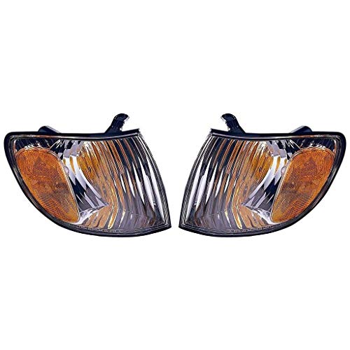 For 2001-2003 Toyota Sienna Driver and Passenger Side Pair Front Signal Light CAPA TO2530138C
