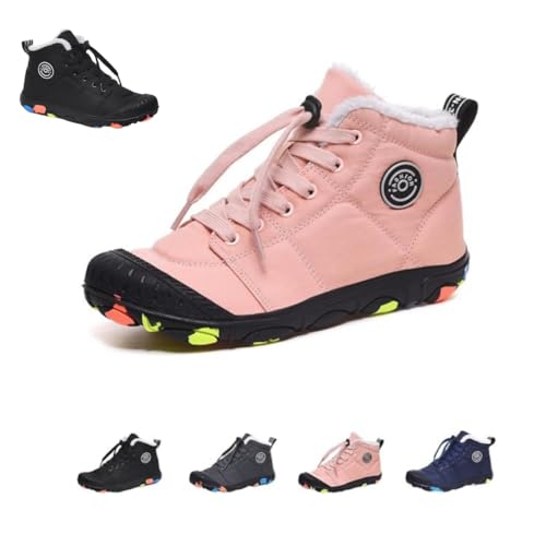Barefoot Winter Boots Kids, Hike Kids Footwear- Waterproof Barefoot Winter Boots for Kids,Non Slip Winter Shoes