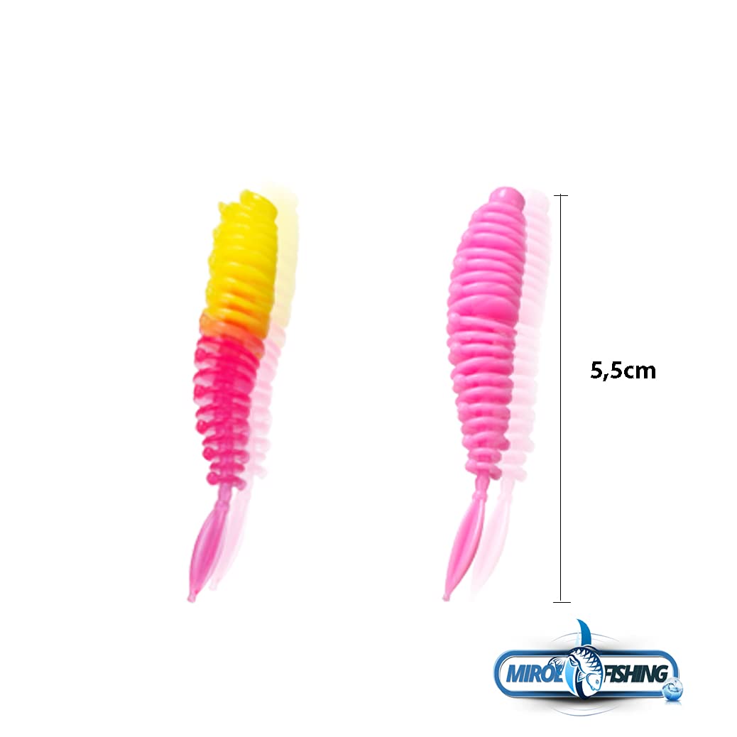 Ultraleichtes Angelset für Mädchen – Alpha Spoon | 180cm UL-Carbonrute, Angelrolle Expert1000 mit Schnur, Köderset inkl. Spoons & Gummifische | Perfekt für Forellen- und Barschangeln