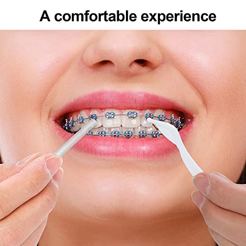 Annhua Orthodontist Braces Wax Ortho Dots 10 Pack For Aligners, Braces Wearer, Brackets, Invisible-Lingers, Dental Orthodontic Wax Strips White - Unscented & Flavorless #TOP4