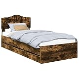 【Atouts notables】Ce lit regorge de caractéristiques top qui conjuguent style et fonctionnalité. Son bois d'ingénierie résiste à l'abrasion et reste élégant même après une utilisation quotidienne. Les tiroirs cachés dans sa structure permettent un rangement pratique, maintenant l'espace rangé. Sa tête de lit solide ajoute au style tout en apportant un vrai confort assis. Le design au sol permet une grande liberté d'agencement sans devoir du tout au mur.