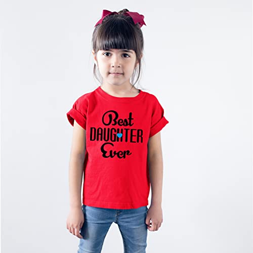 Image of Hangout Hub GiftsCafe.MWG1 Family Tshirt | Best Dad Mom Daughter Ever Printed Tees | Regular Fit Twinning T-Shirts (Cotton | Pack of 3 | Black)
