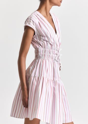 Image of Derek Lam 10 Crosby Women's Tora V-Neck Dress