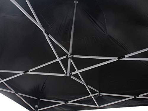 Image of Invezo Outdoor Gazebo Canopy Tent 10 x 20 feet (Black, Premium (47 KGS))