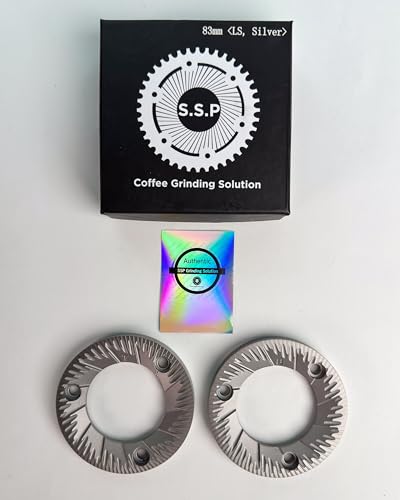SSP Cast Lab Sweet 83mm Flat Burrs Revestimiento Silver Knight miniatura 4