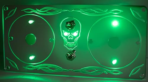 Luces LED color rojo estilo calavera para Peterbilt 389 379 miniatura 1