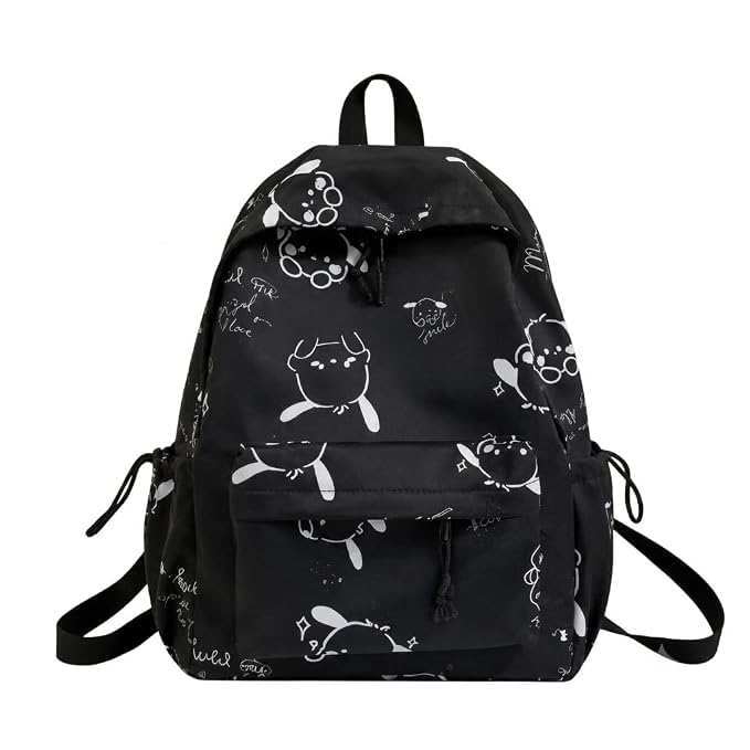 Pastel Holographic Checkered Backpack for Girls & Women | Lightweight School, College & Travel Bag | Multi-Compartment Casual Daypack-image-46