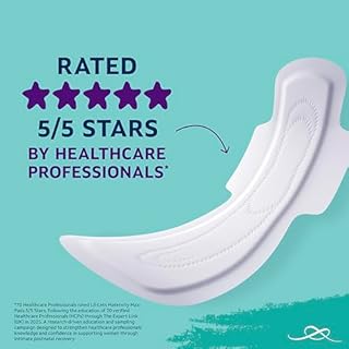 Lil-Lets Maternity Pads, Extra Long Maxi Thick Towels, With Wings, Postpartum/After Birth Essential, 3 Packs of 10 (30 towels), Packing May Vary