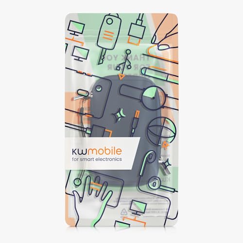 Image of kwmobile Carrying Case Compatible with Nintendo 3DS XL - Neoprene Console Pouch with Zipper - Navy Blue