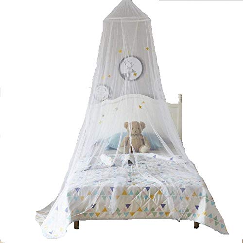 Finehome Bed Canopy Mosquito Net, One Size Fits All (White) #TOP7