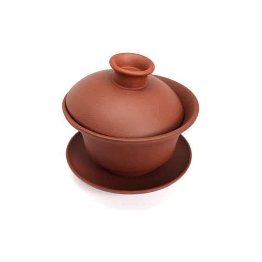 Gaiwan chinoise en porcelaine rouge 0,15 L signé Tea Soul