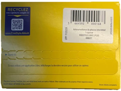 Freestyle Libre2 Plus, sensore di glucosio nel sangue, sistema di monitoraggio continuo - 3