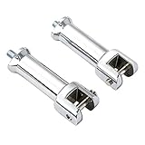 Hokuotolite Passenger footpeg support mounting kit fits for Harley Davidson Softail Deluxe Fat Boy...