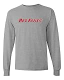 CreateMyTee | Marist College Red Foxes Long Sleeve Shirt (Sport Grey, Small)