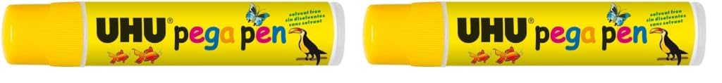 Uhu Glue Pen, Solvent Free Liquid Glue For Paper, Cardboard, Slime, 50 ml,Transparent
