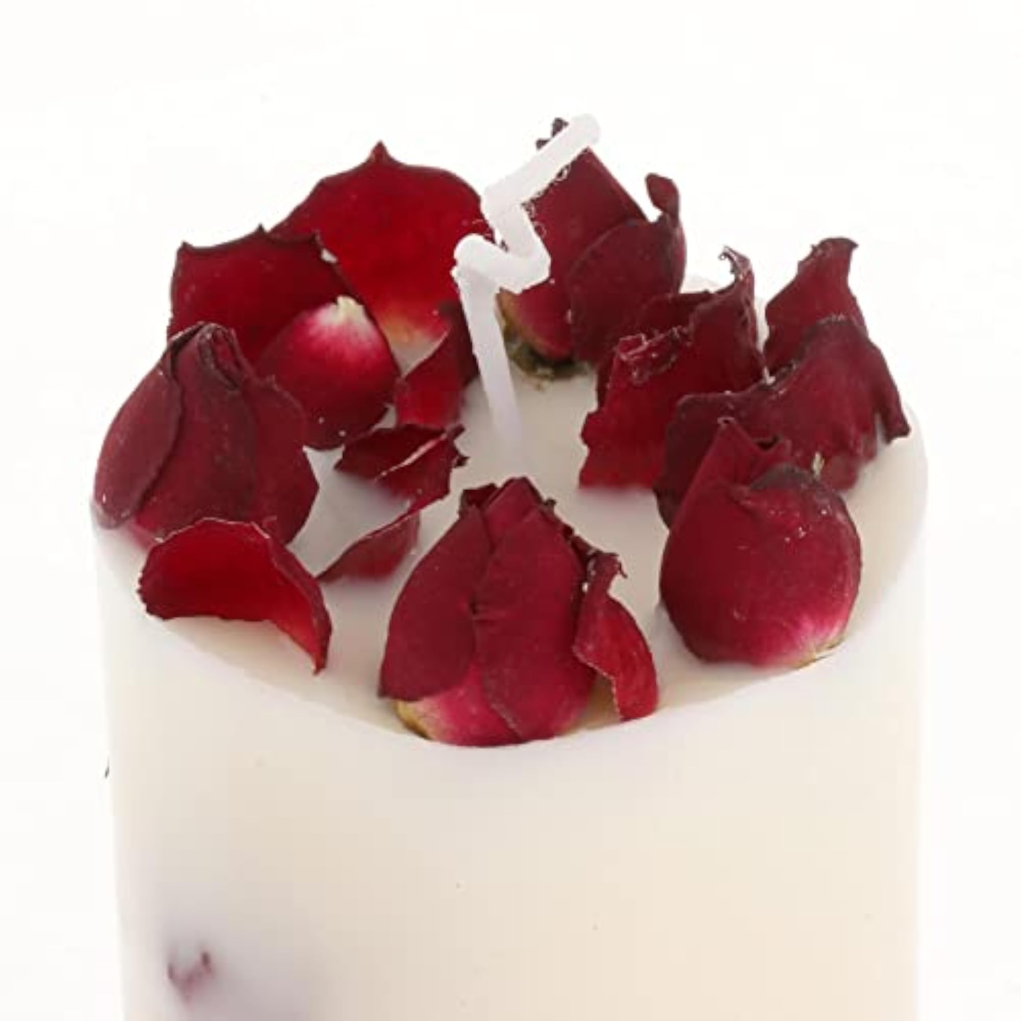 Handmade Scented Candle with Roses Essential Oil