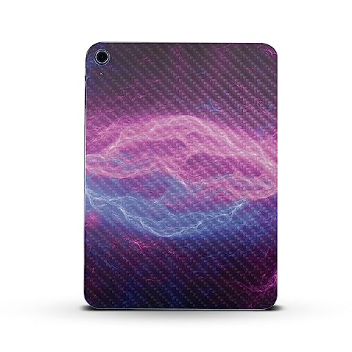 Image of MightySkins Carbon Fiber Skin Compatible with Apple iPad 10.9 inch 10th Gen (2022) Full Wrap Kit - Raw Energy | Protective, Durable Textured Carbon Fiber Finish | Easy to Apply | Made in The USA