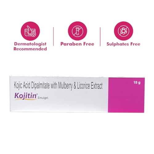 Image of KLM Kojitin Emulgel, 15gm| Advanced Skin Lightening & Protection Formula |Dermatologist-Recommended