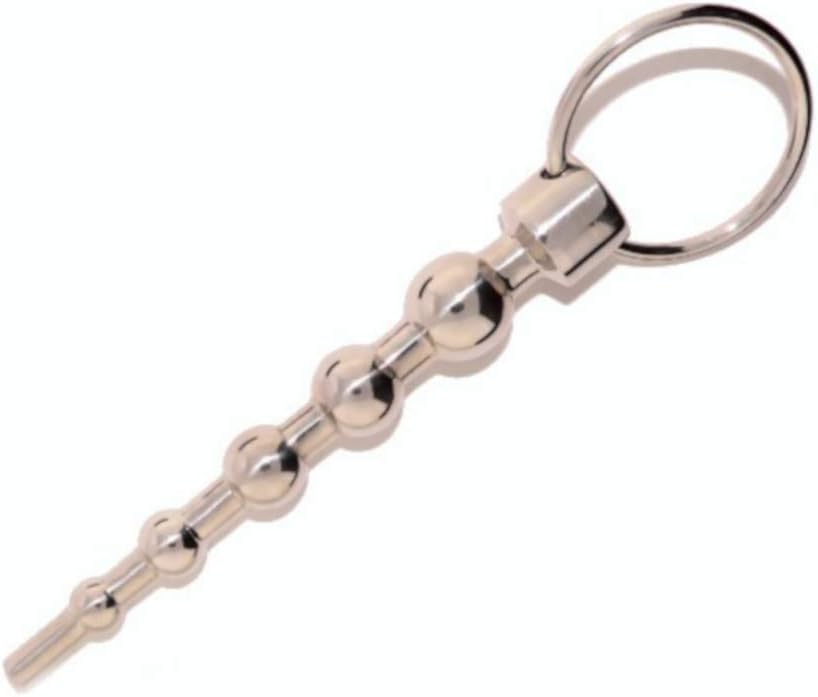 Urethral Stretcher Spike with Through Hole Plug - 5 Inches Long