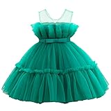Flower Baby Girl Lace Dress Toddler Tulle Sleeveless Bow Princess Party Wedding Pageant Bridesmaid (