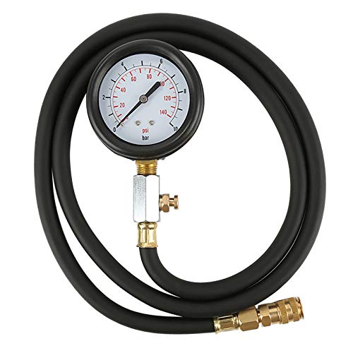 Motori Tester di compressione,Automotive Box Tester di candela di accensione,kit di strumenti di manometro per testare moto, auto, motore fuoribordo motosega motoslitta, motore a gas (B)