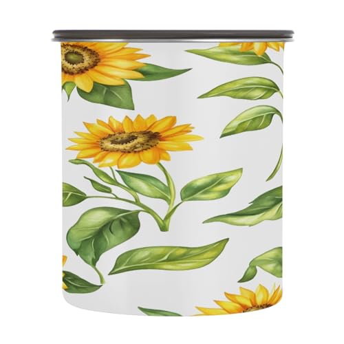 Contenedor hermético de acero inoxidable para café de 500 ml miniatura 2