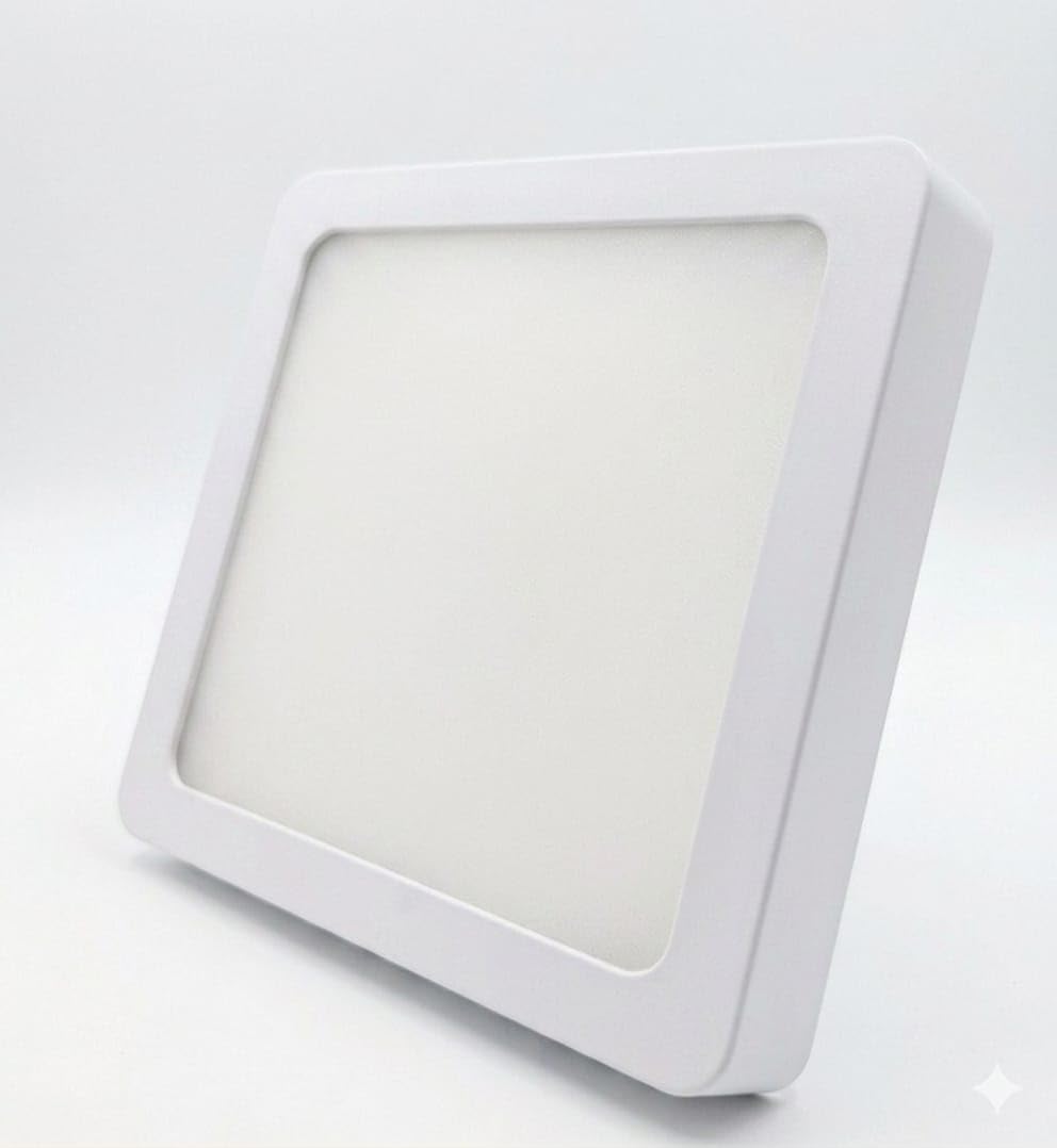 AJ 15W LED Square Surface Mount Ceiling Light, Natural White 4000K, 1350lm, 155x155mm,-image-48