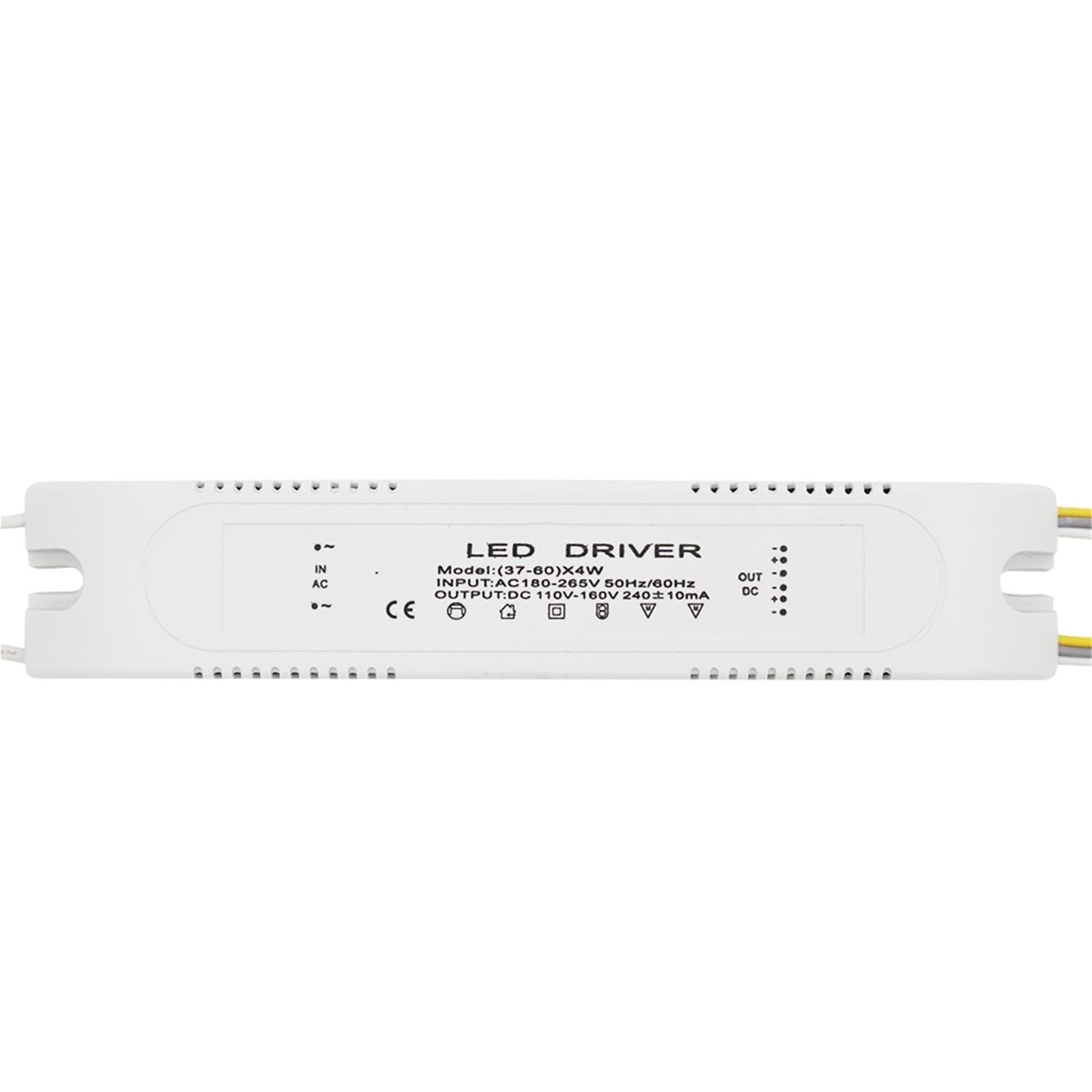 Driver a corrente costante a tre colori for LED, alimentazione da 1 a 60 W, uscita 300 mA, illuminazione esterna a due colori