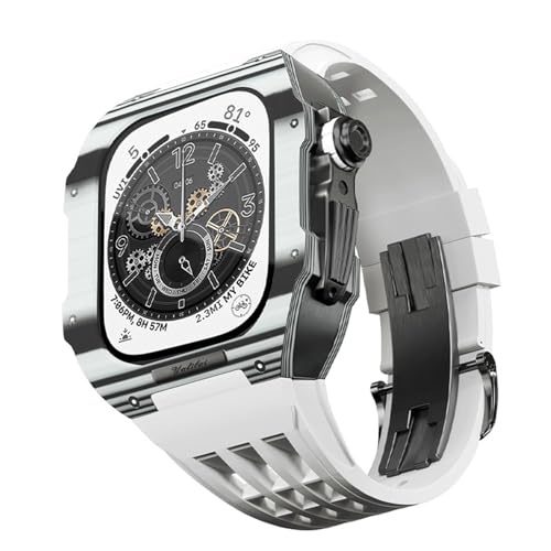 Kit rénovation luxe Apple Watch 45mm en fibre de carbone et agate