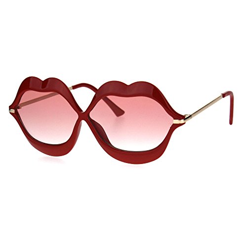 PASTL Lip Shape Sunglasses Lips Kiss Womens Cute Fashion Shades UV 400