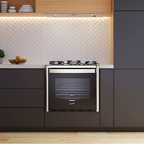 FISCHER FOGÃO DE EMBUTIR À GÁS 5 BOCAS TRIPLA CHAMA GRAN CHEFF COM DOURADOR 220V – 28550-65541