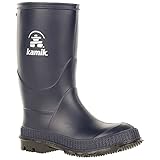 Kamik Stomp Rain Boot (Toddler/Little Kid/Big Kid),Navy/Black,2 M US Little Kid